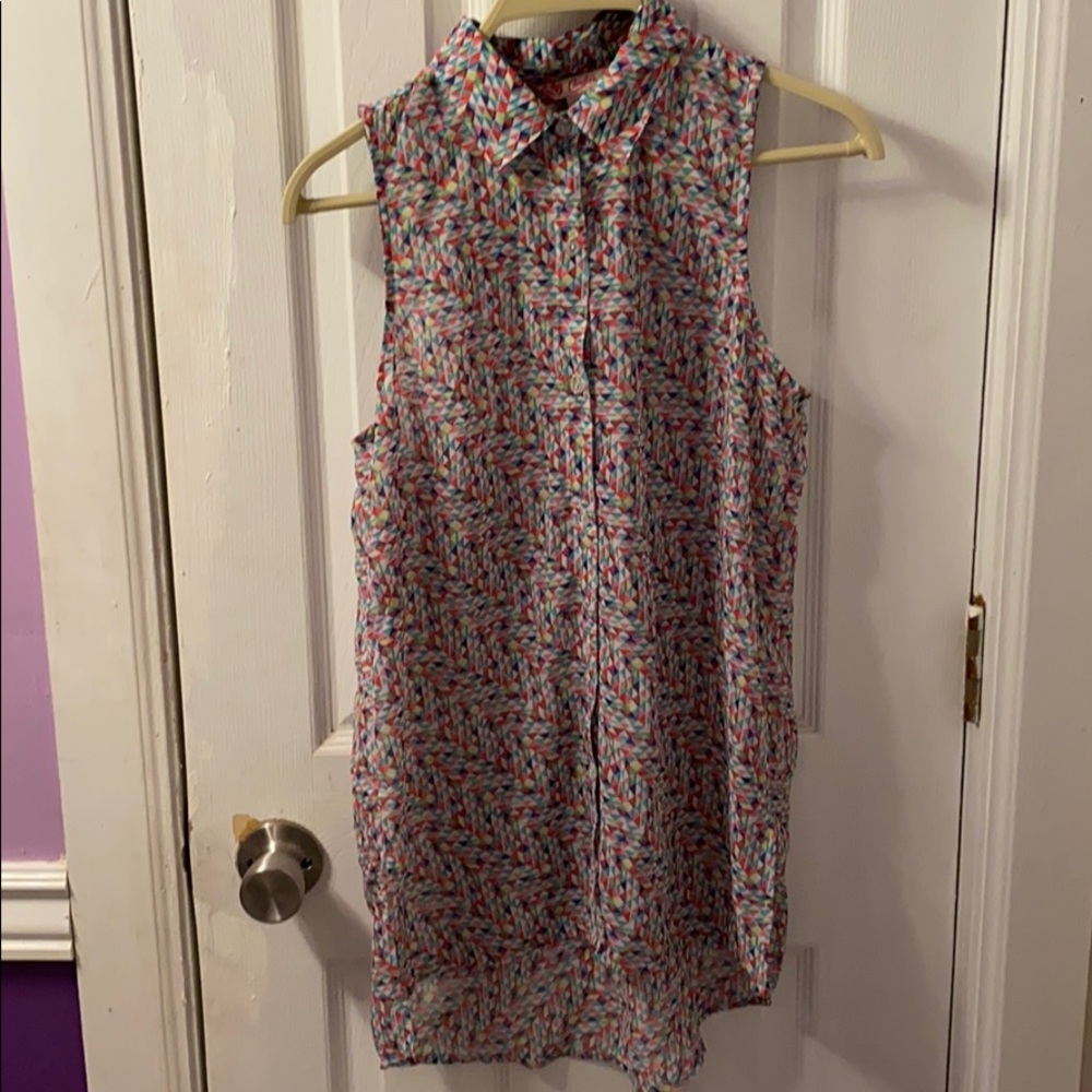 Multi colored candies medium tank top